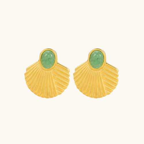 Sunburst Gem Studs