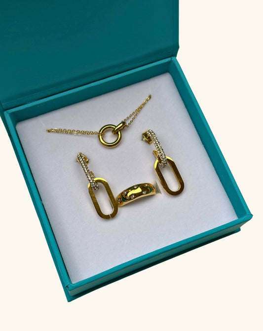 18 K Gold Plated Set