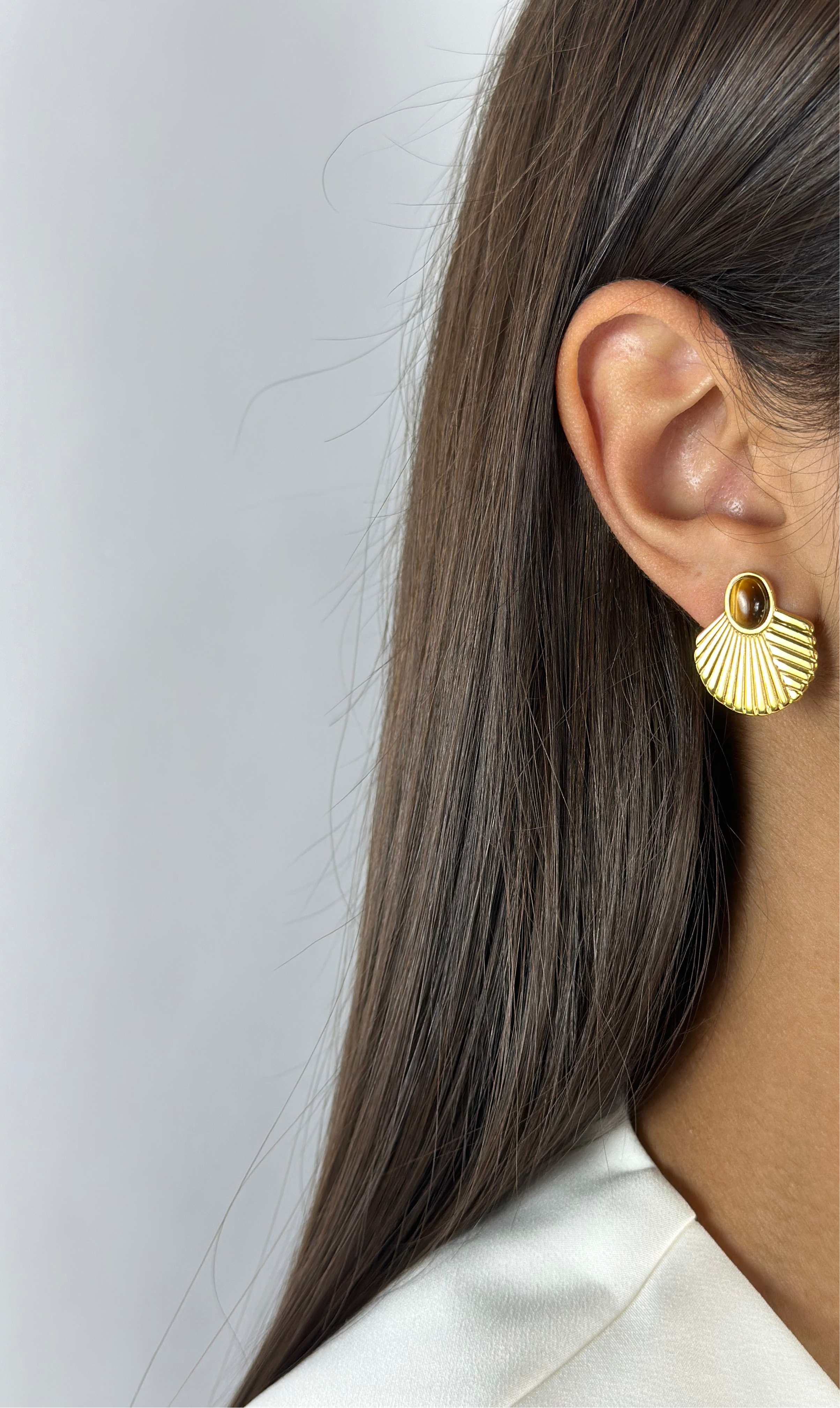Sunburst Gem Studs