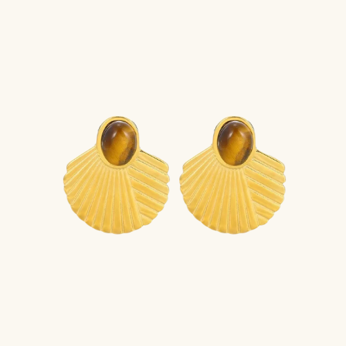 Sunburst Gem Studs