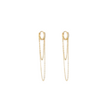 Chain Huggie Earrings