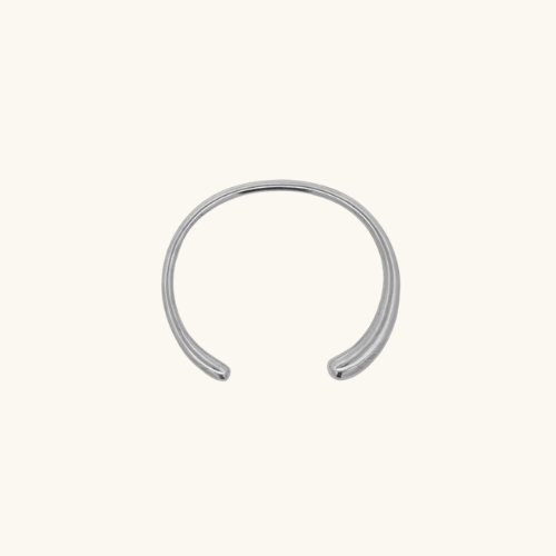 Open Cuff Bangle Silver