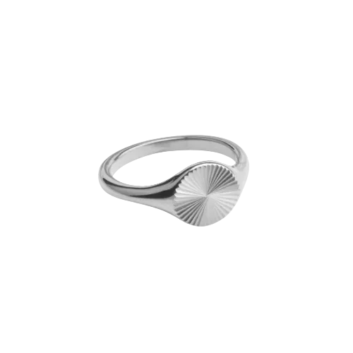 Sunburst Signet Ring