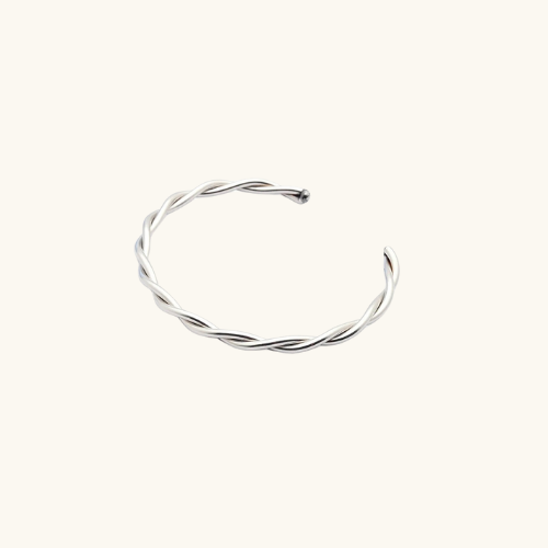 Twisted Spiral Silver