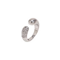 Crystal Open Ring