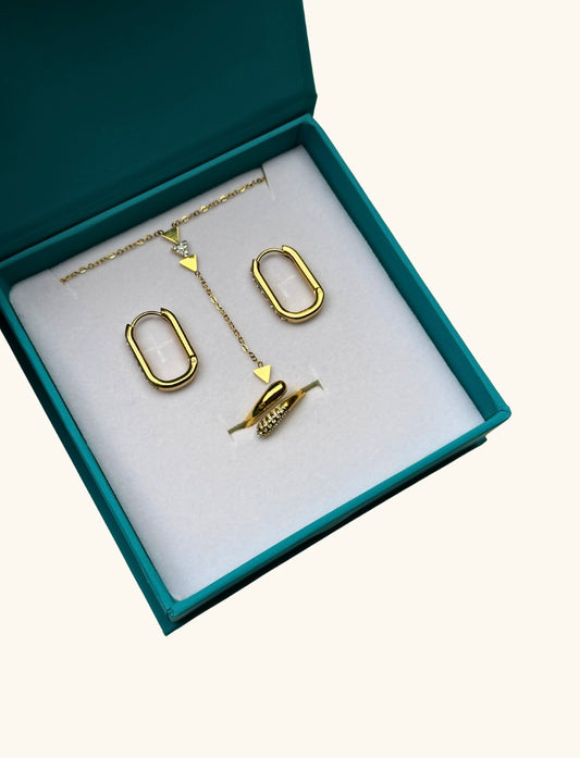 18K gold Plated Set