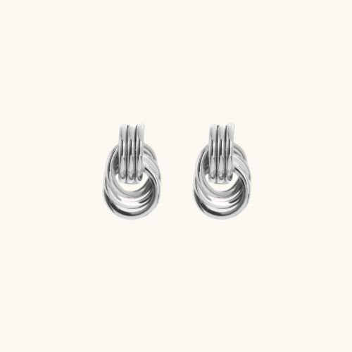 Silver Loops Earrings